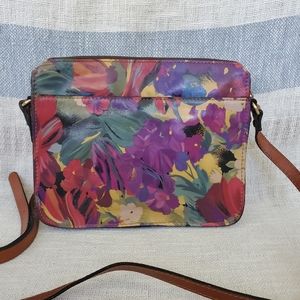 🦋 Patricia Nash Medium Leather Floral Bag